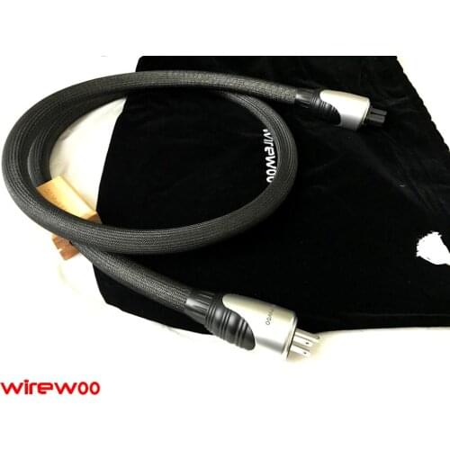 Hi-End tech music service- wirewoo 911 nano Perfect surface silver power Cable