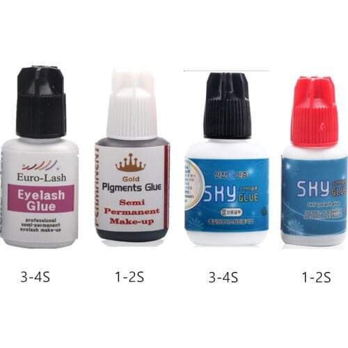 Ladyblack Eyelash Glue Super Sky Eyelash Extension Glue Adhesive Fast Drying Individual False Eyelashes Lash Makeup Use