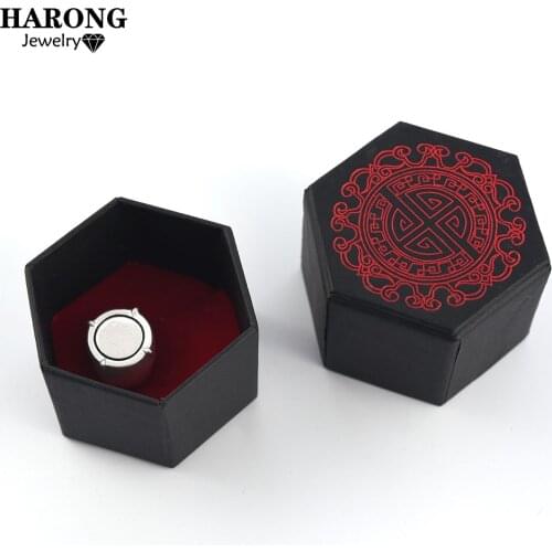 Harong Ladybug Ring Kids Boy Girl Trendy Anime Jewelry Gifts Metal Black Enamel Ring for Women Cosplay Party Accessories 2 Style