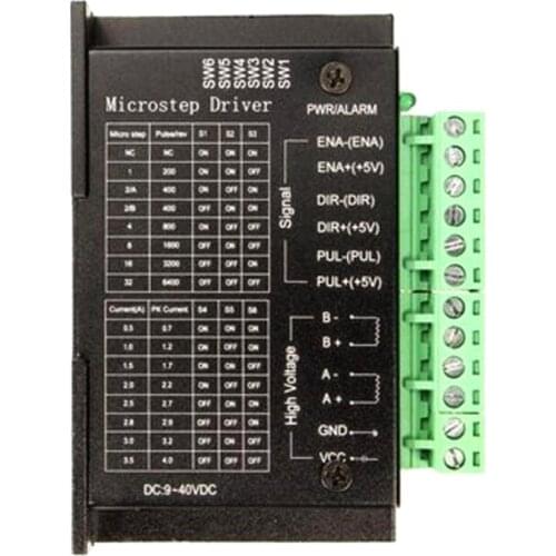 3D printer Store TB6600 4A CNC 32 Segments 42V 42/57/86 Stepper Motor Driver Controller