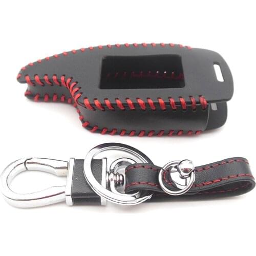 For Scher Khan Magicar 5/6 Leather Case For Scher-khan Magicar M5 M6 Alarm Remote Keychain Cover Protector hand made style