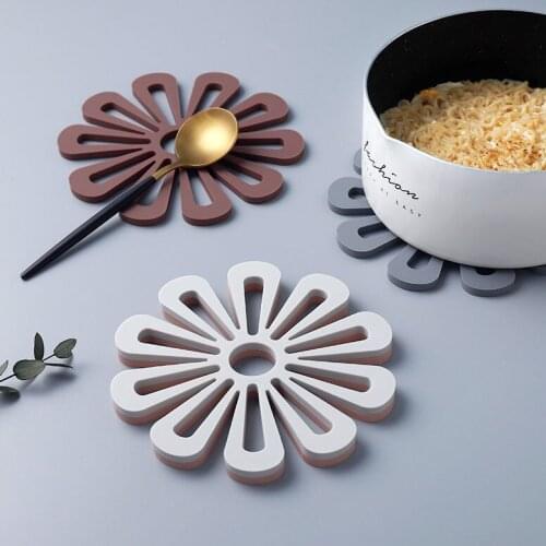 Creative Thickening Table Insulation Mat Anti-Scald Dish Coasters Nordic Household Plate Mat Pattern Non-Slip Teacup Mat