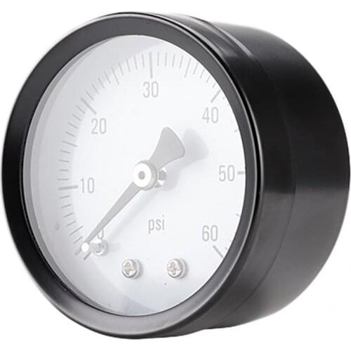 Water Pressure Gauge Multi-purpose with Pointer Long Service Time Air Pressure Gauge for Laboratory