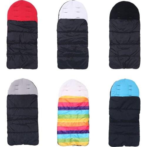 Multi-function Baby Stroller Sleeping Bag Children Kids Trolley Thickened Swaddle Windproof Waterproof Warm Foot Cover