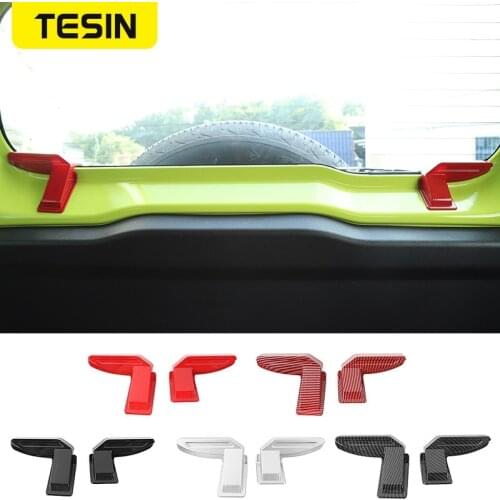TESIN Car Rear Windshield Heating Wire Protective Decoration Cover Stickers for Suzuki Jimny 2019 2020 Interior Accessories