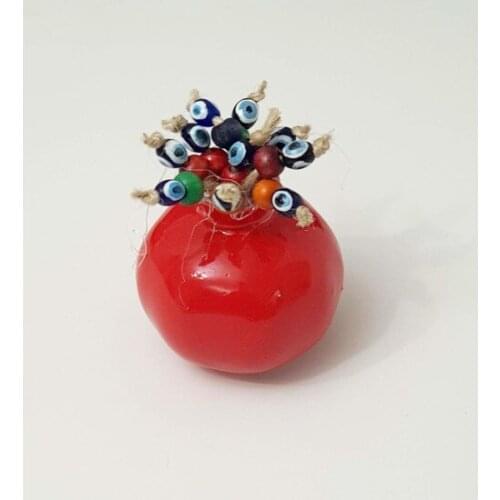 Desktop Pomegranate Shape Red Color Amulet decorative objects Декоративные элементы Objetos decorativos