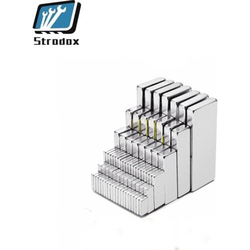 2-20pcs Block NdFeB neodymium magnet super powerful imanes permanent magnetic rectangular bar magnet magnet powerful magnet
