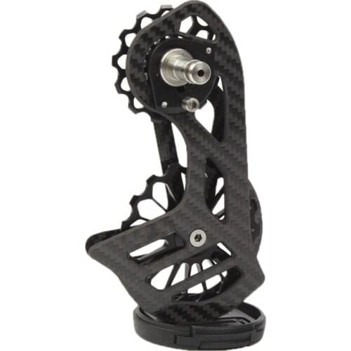 New Bicycle Carbon Fiber Ceramic Rear Derailleur 17T Pulley Guide Wheel for SHIMANO R8000 R8050 8070 Bicycle Accessories