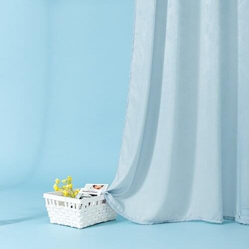 Solid Color Tencel Velvet Fabric Tulle Sheer Window Curtains for Home Living Room Bedroom Decoration in the Kitchen Cafe Curtain