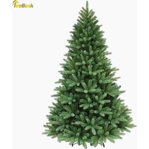 Teellook 1.2m/3.6m encryption PE+PVC material Christmas tree New Year Christmas Hotel Mall home decorations
