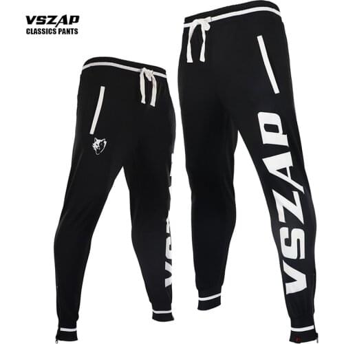 VSZAP simple fight sport slacks MMA sweats Spring/Fall Quick-dry pants MMA mixed martial arts training Thai boxing