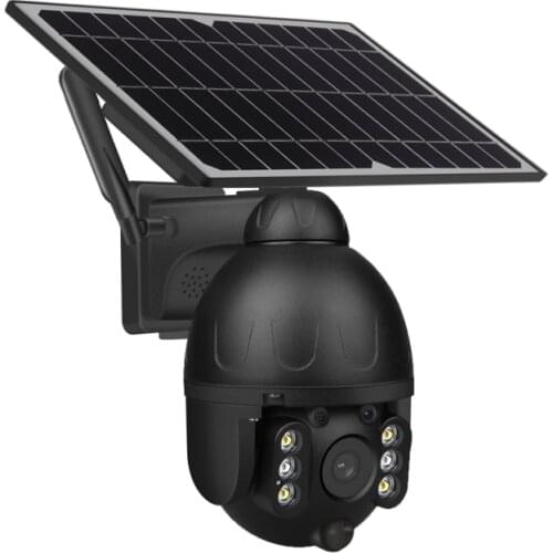 2MP WIFI Low Power Solar camera Dual audio Voice Intrusion Alarm Cam Solar Panel Outdoor Monitoring Waterproof Camera