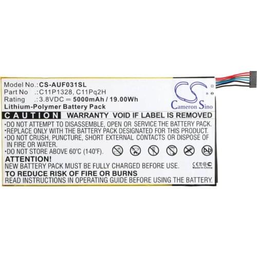 Cameron Sino 5000mAh battery for ASUS K010 Pad Transformer Pad TF103CG TF103CX TF103C-1A009A TF103C-1A010A TF103 TF103CX-1B013A