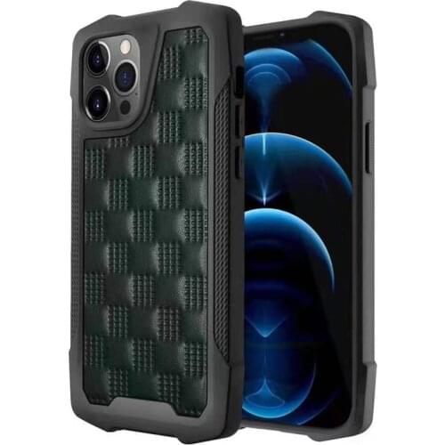 PU Leather Armor Shockproof Case for iPhone 12 pro 12 mini 11 pro Max 7 8 Plus X XR XS Max SE 2 Fall prevention Phone Cover case