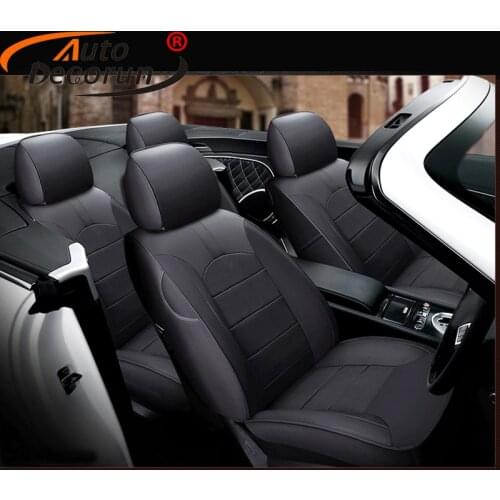 AutoDecorun Automobiles Seat Covers for Infiniti QX30 2017 2018 Accessoires Genuine Leather Seat Cover for Cars Supports Cushion