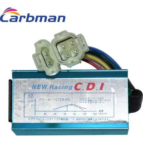 Carbman 6 Pin Performance Racing Cdi For GY6 ATV 50 125 150cc Moped Scooter 152QMI 157QMI New