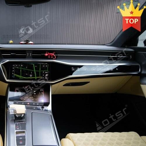 For Audi A4 A5 Q7 A6 A7 LCD Android 9.0 Car Instrument Dashboard Display Head Unit GPS Navigation LCD copilot display Multimedia
