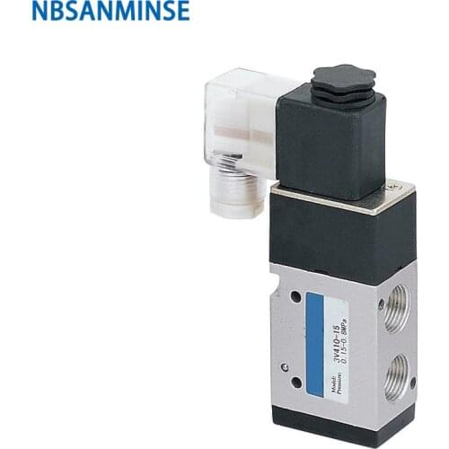 3V410 3V420 Series 1/2 G Solenoid Valve Pneumatic Control Valve Single Double Coil Pneumatic Valve 2 Position 3 Way AIRTAC Type