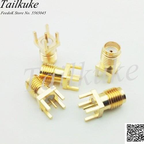 SMA-KE Positive Leg Vertical SMA Female SMA Socket SMA-KHD Solder PCB Mount