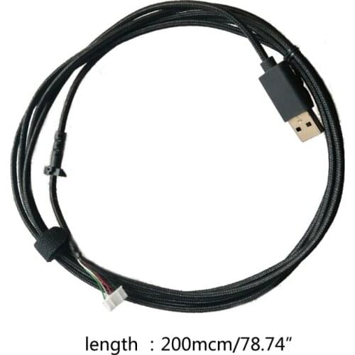 Nylon Braided USB Mouse Cable for logitech G403 hero Wired GPRO Wired G102 Mouse