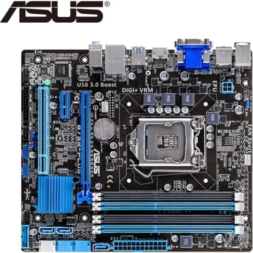 LGA 1155 B75 100% Original ASUS B75M-Plus B75MPlus Motherboard Socket SATA III 4 x DDR3 32GB USB3.0 B75-M Plus Mainboard Used
