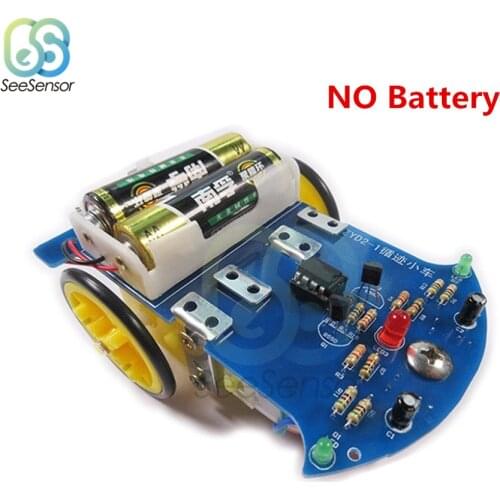D2-1 Intelligent Tracking Line Smart Car DIY Kit TT Motor Smart Patrol Automobile Parts DIY Electronic Toy