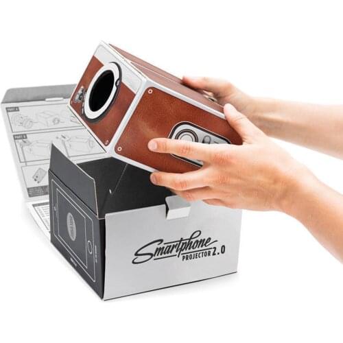 Newest Arrival Creative Paper DIY Smartphone Projector Simple Homemade Phone Lens Imaging Amplifier Kids Funny Toys