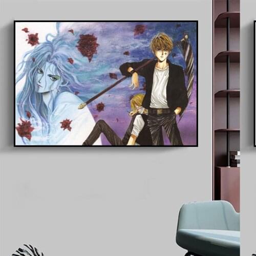 New Arrival Custom Angel Sanctuary Poster Home Decoration Fashion Silk Fabric Wall Poster 27X40cm30X45cm