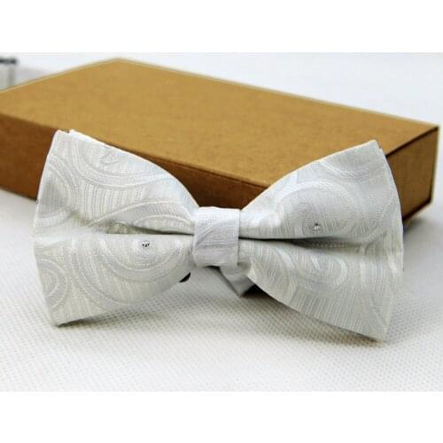 Solid Geometric 6 Colors Adjustable Neck Tuxedo Bow Tie Pre-tied Silk Mens For Men Marriage Bow Ties Casual Party Free Shipping