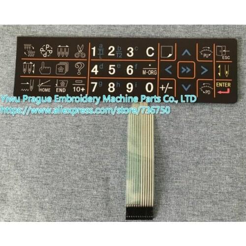 Genuine DAHAO Keyboard for D56 D56-B080B(3.5M) Operation Box control panel keypad membrane embroidery machines spare parts