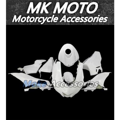Fiberglass Racing Full Fairing Kit For Yzf R6 2017 2018 2019 Motorcycles Glossy white Cowlings