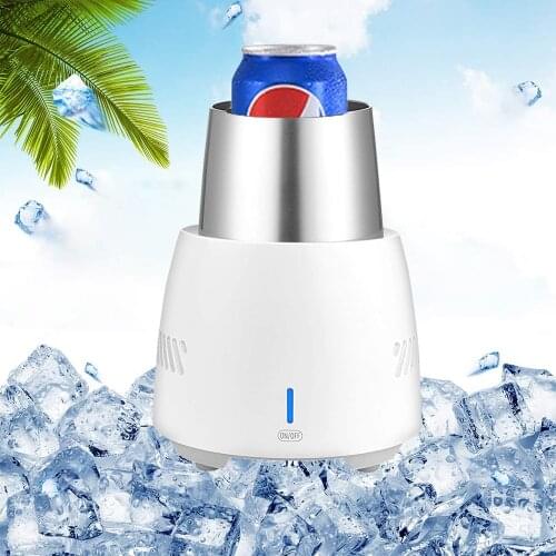 Portable Fast Cooling Cup Electronic Refrigeration Cooler For Beer Wine Beverage Mini Electric Drink Cooler Cup Instant Cooling