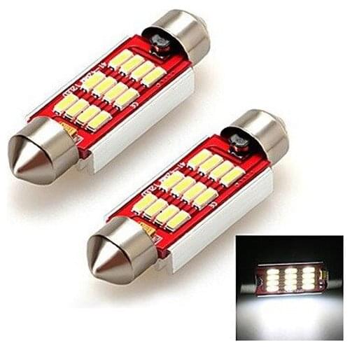 Factory direct sales 4014 double-pointed constant current decoding LED reading lamp roof lamp interior 12SMD3639MM