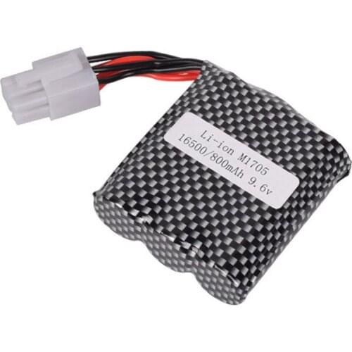 S911 912 9115 9116 Battery 9.6v 800mAh Battery EL-6P Li-ion Battery For RC Car RC Monster Truck EL6P Parts