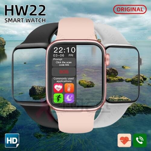 HW22 Smart Watch Men iwo smartwatch 2021 Womens watches Fitness bracelet pk HW12 X7 W26 T500 amazfit G65L W34 X16 AK76 W46