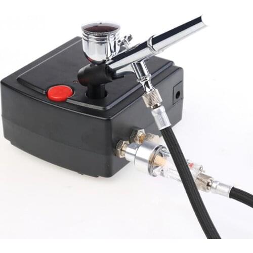 Precision Airbrush Tattoo Tool Set Airbrush Kit CompressorAir Brush Paint Spray Gun Hot Mist Facial Steamer Beauty Salon Tool