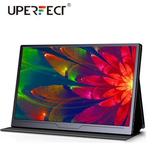 UPERFECT 15.6" Portable Monitor 4K Computer Second Display for Gaming Phone PS4 Xbox Switch Laptop PC Monitors USB C + HDMI OTG