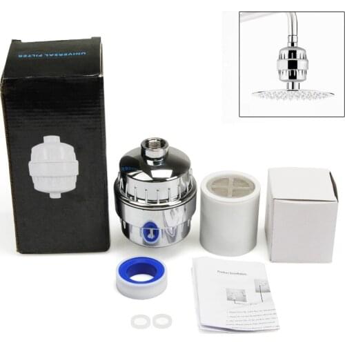 In-line Bathroom Shower Filter Bathing Water Purifier Water Treatment For Chlorine And Heavy Metal Removal with CE Certification