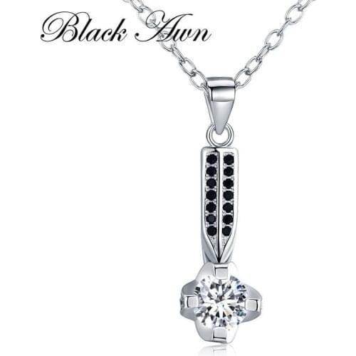 Romantic Arrive 3.2g 925 Sterling Silver Fine Jewelry Trendy Flower Engagement necklaces & pendants for Women K002