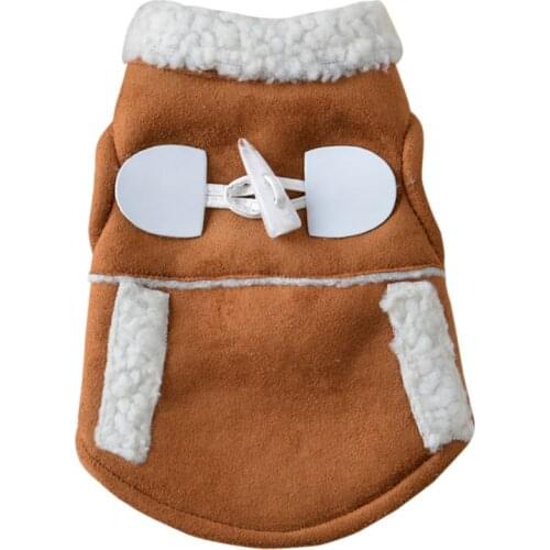 Winter Dog Clothes Warm Pet Jacket Coat Puppy Warm Motorcycle Vest Costume Clothing for Small Dog Chihuahua