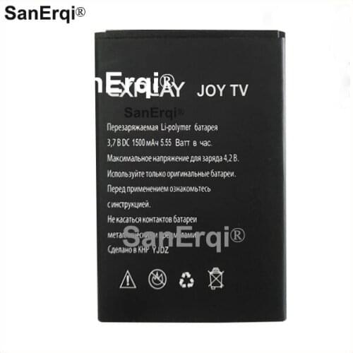10pcs Battery For Explay JOY TV 1500mAh Mobile Phone Bateria Batterie Baterij Rechargeable Accumulator Battery Bateria Batterie