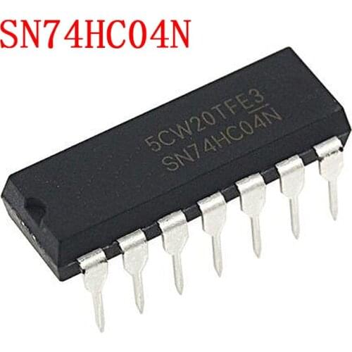 10pcs/lot SN74HC04N SN74HC04 74HC04N 74HC04 DIP-14