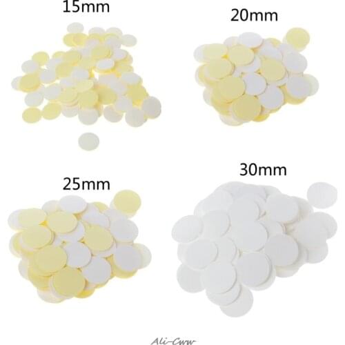 100Pcs Clear Invisible Round Double Sided Silicone Self Adhesive Dots Stickers Adhesive Dots