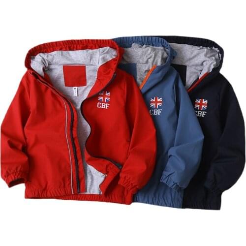2021 Children Outwear Boys Coats Autumn Sport Warm Wear Teenage Boys For Jacket Fleece Windbreakers WindProof Jacket
