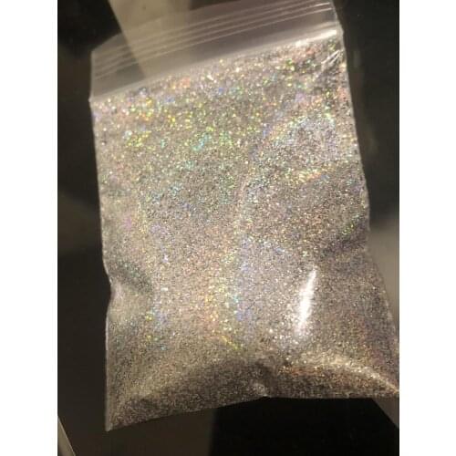 50g Holographic Nail Glitter 12 Colors-1 Bag Holo Glitter/Ultra Fine 1/128 (008) Tumbler Glitter//Nail Art Glitter//Bulk Glitter