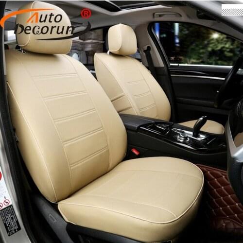 AutoDecorun custom PU leather cover seats for Lexus CT200h seat covers sets for cars seat cushion covers supports headrest 15PCS