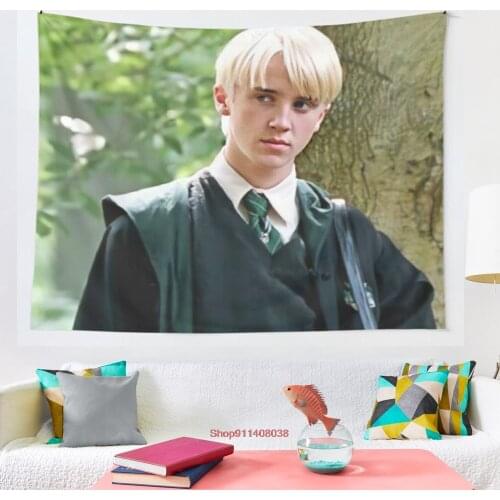 Big draco malfoy tapestry wall decoration Mandala tapestry witchcraft Bohemian Hippie home decoration yoga mat