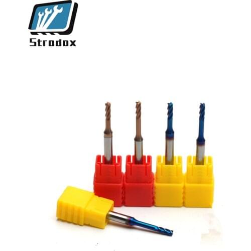 CNC Deep groove tungsten steel alloy milling cutter deep cavity milling cutter 4 blade 55 hardness free shipping