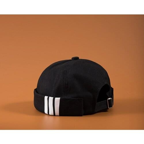 Mens Summer Cotton Brimless Skullies Cap Vintage Urban Unique Street Portable Docker Hats Multipurpose Miki Beanie Hat