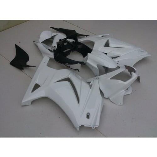 Injection mold Fairing kit for KAWASAKI Ninja ZX250R 08 09 10 12 ZX 250R EX250 2008 2012 ABS white Fairings set+7gifts KF25